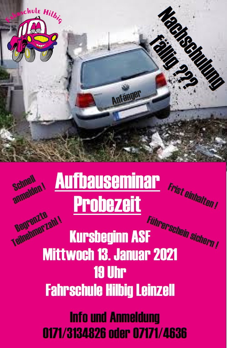 Nachschulung Aufbauseminar2021